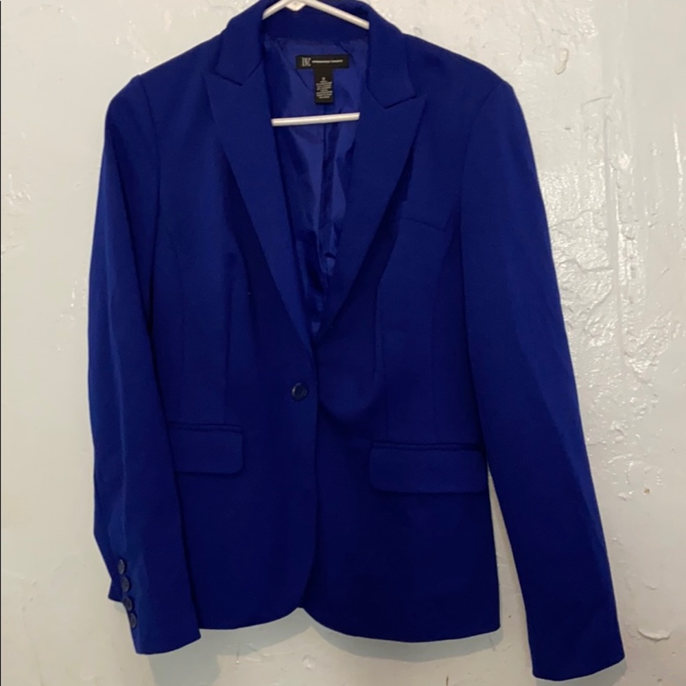 INC International Concepts Royal Blue Blazer